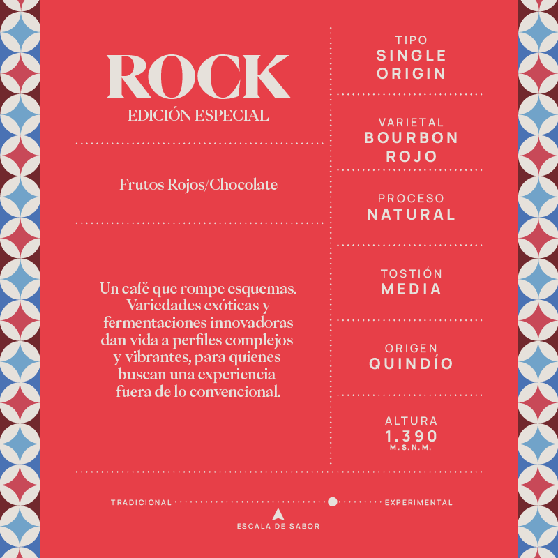 Rock Bourbon Rojo - ESPECIAL NAVIDAD